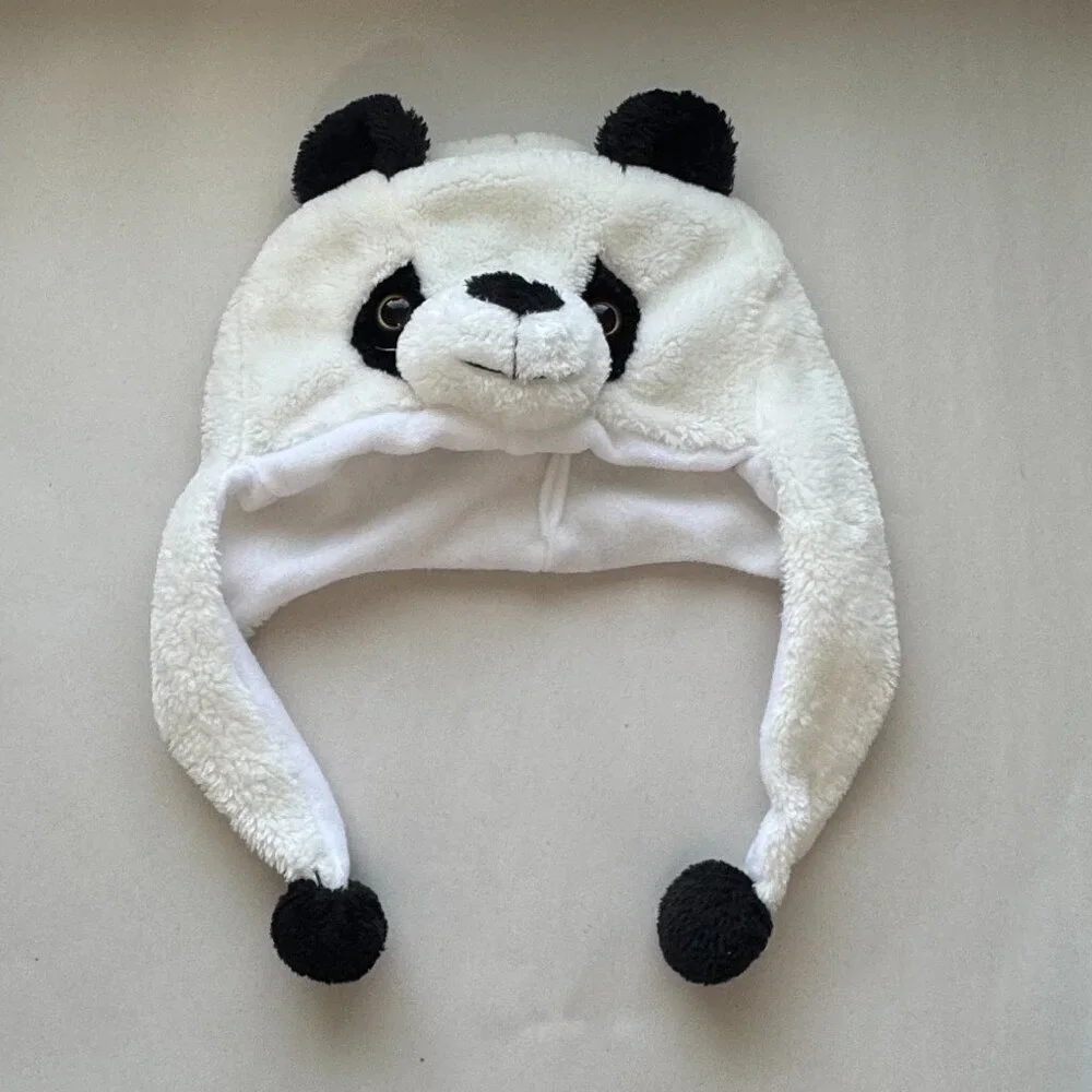 FANZZ Panda Hat Unisex O/S White Black